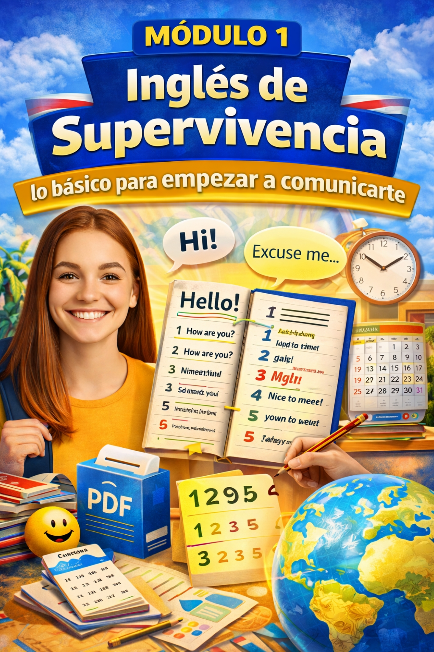 Guía de Inglés para Viajeros – 7 PDFs + 7 Audios