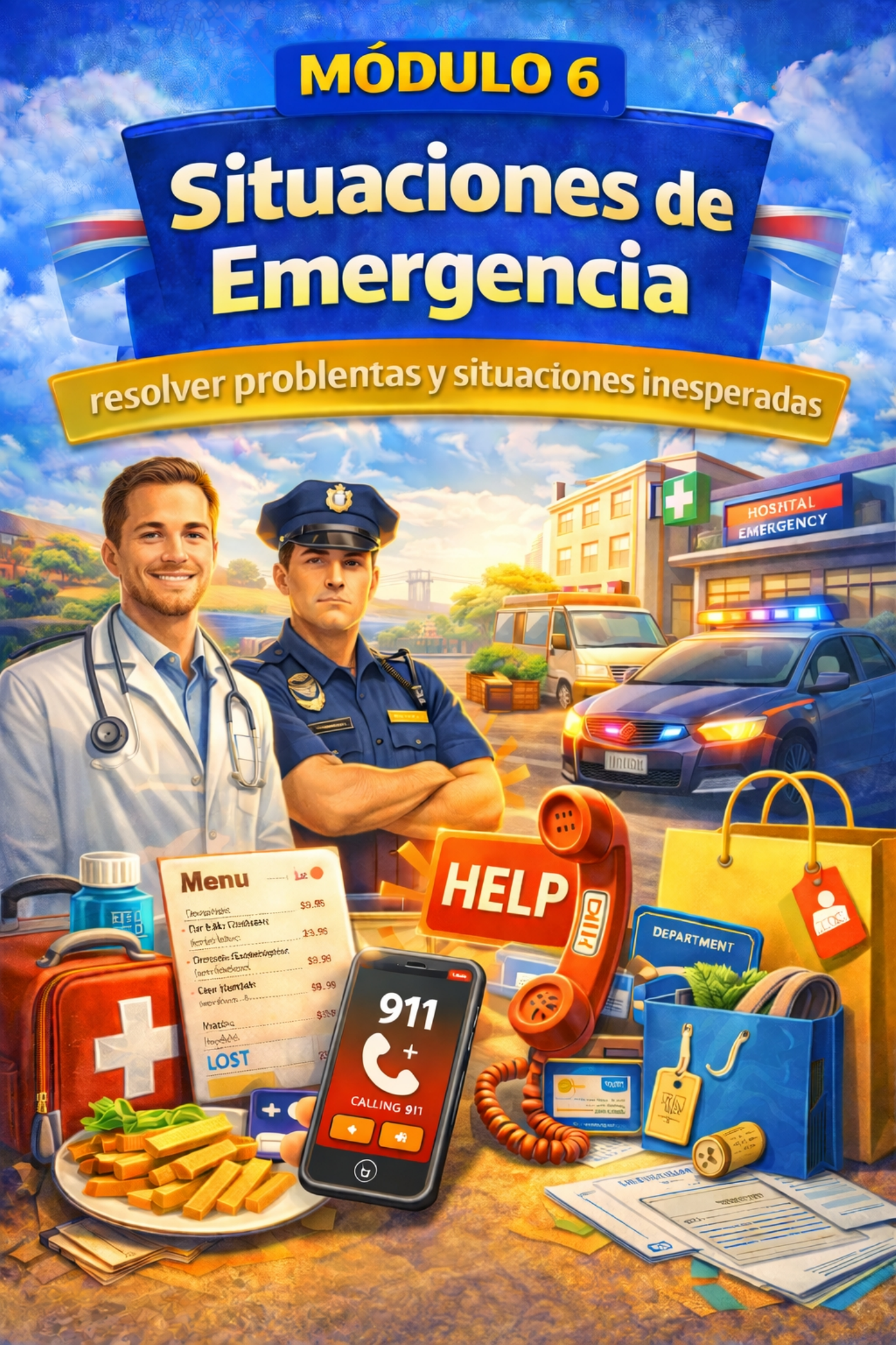 Guía de Inglés para Viajeros – 7 PDFs + 7 Audios